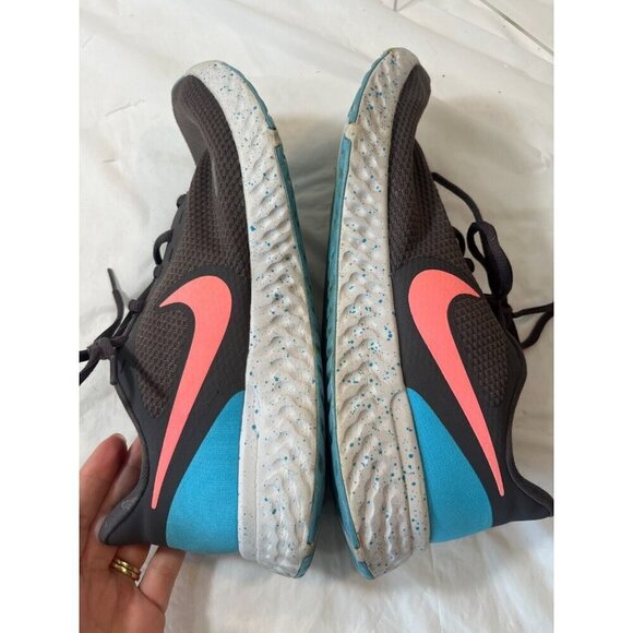 Nike Revolution 5 Women's Size 11 Grey Pink Blue Running Shoes Sneaker CU4830001 - Picture 6 of 12